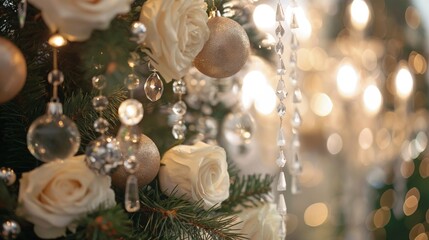 Obraz premium elegant Christmas décor