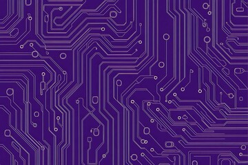 Futuristic vector illustration of a aqua circuit board with intricate digital tech elements, perfect for advanced technology backgrounds.