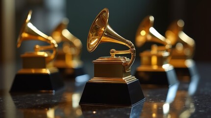 Grammy trophies