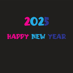 happy new year 2025 design