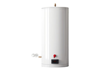 Tankless Electric Water Heater Isolated on transparent background - Generative AI