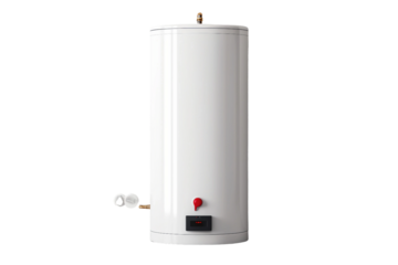 Tankless Electric Water Heater Isolated on transparent background - Generative AI