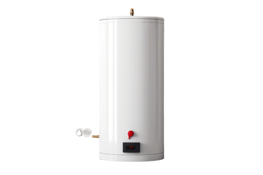 Tankless Electric Water Heater Isolated on transparent background - Generative AI