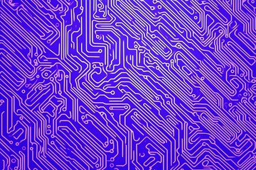 Futuristic vector illustration of a aqua circuit board with intricate digital tech elements, perfect for advanced technology backgrounds.