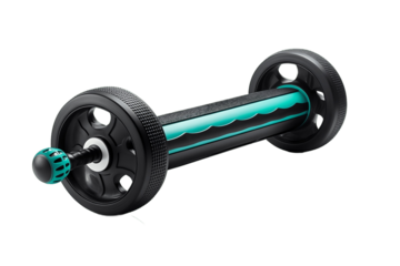 Abdominal Roller Wheel Isolated on Transparent Background Generative AI