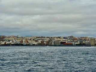 Fototapeta premium Лас-Пальмас-де-Гран-Канария⁩, ⁨Испания⁩, ⁨Северный Атлантический океан⁩