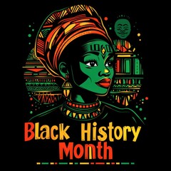 Obraz premium Black History Month Design 