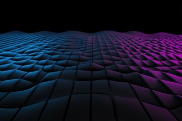 Naklejka premium Dynamic wave pattern in vibrant blue and purple colors