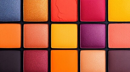 Vibrant Color Palette Showcasing Diverse Shades for Artistic Inspiration and Creativity