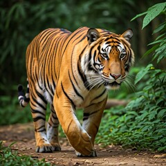 Fototapeta premium tiger in the zoo