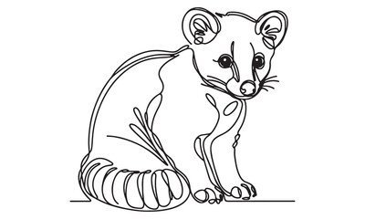 A cute cartoon illustration of a mouse and a squirrel with a kitten sitting nearby, featuring playful animal characters in a fun, vector style