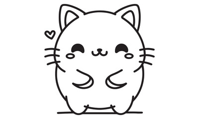 A fun cartoon of a cat and mouse with smiling faces in a playful, colorful style, featuring a child and woman enjoying the humorous scene