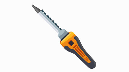 Fototapeta premium Professional Screwdriver Flat Icon Vector for Illustrations and Designs