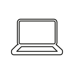 Laptop icon. Computer symbol modern, simple, vector, icon for website design, mobile app, ui. Vector Illustration