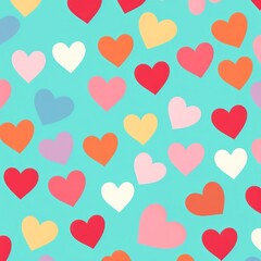 Heart pattern backgrounds creativity.
