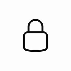 lock safety icon sign vector