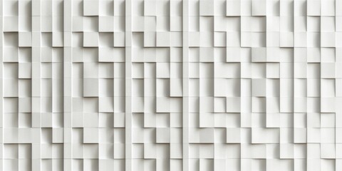 Minimalist seamless white brick wall texture