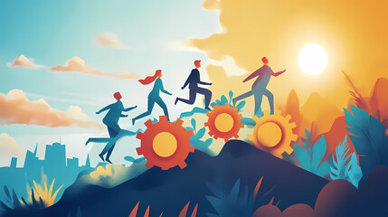 inspiring business concept