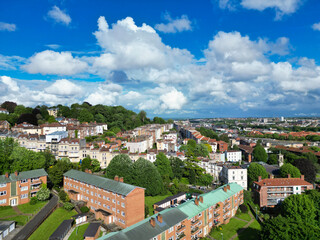 Buildings at Hotwells Central Bristol City of Southwest of England, Great Britain. High Angle...