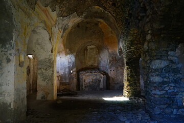 St. Silvester monastery altar, Sant'Oreste, Soratte, Lazio, Italy