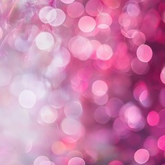 Pink bokeh with spring blooms.