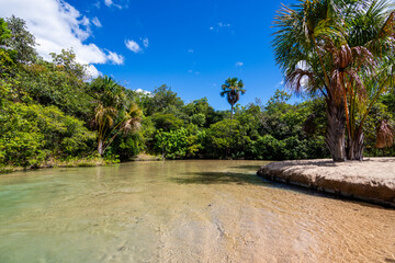 View of Puçá Beach (Praia do Puçá) at Serras Gerais - Aurora do Tocantins, Brazil