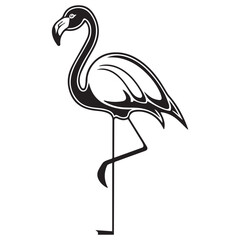 Creative black and white animal vector