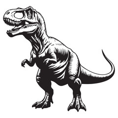 Creative black and white animal vector