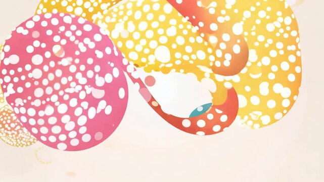 Colorful Background Animated Wallpaper With Balls