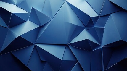 Fototapeta premium Blue geometric modern technology design background