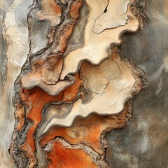 Textured eucalyptus bark