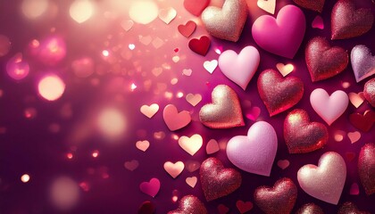 copy space stockphoto beautiful valentine background with hearts and romatic colors romantic backbround or wallpaper for valentiners day beautiful design for card greeting card