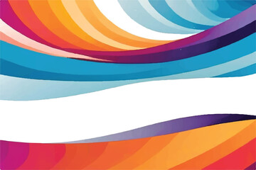 Abstract colorful wavy striped background. Wavy background. Groovy colorful wavy pattern background. Layered Waves Background. 
