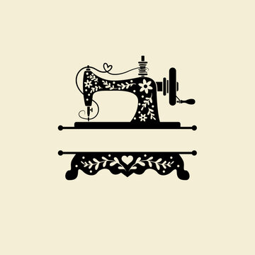 SINGER Ornamental Logo Badge Emblem Sewing Machine Treadle