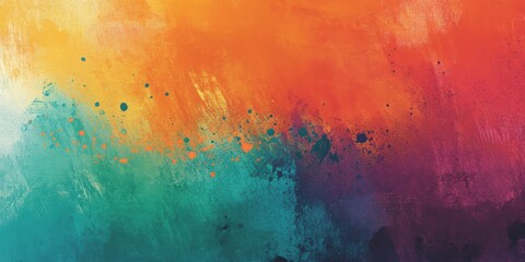 Fototapeta premium Vibrant abstract color splash with texture