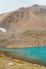 blue high alpine lake