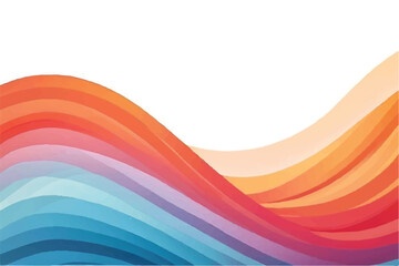 Abstract colorful wavy striped background. Wavy background. Groovy colorful wavy pattern background. Layered Waves Background. 