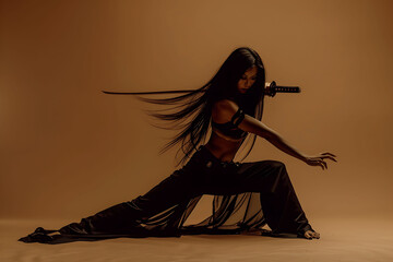 Warrior Woman with Katana