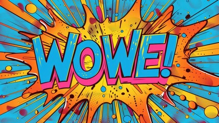 Obraz premium Vector pop art speech bubble with 