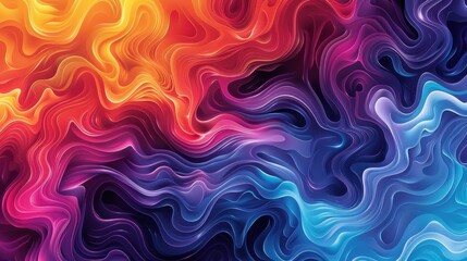 Fototapeta premium Swirling patterns in a vector design, capturing the essence of water currents