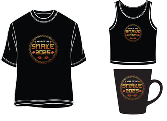 Year of the Snake 2025 t-shirt.
