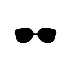 Black eyeglasses and sunglasses vector icon