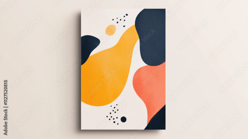 Poster y2k style poster design template with gradient fluid color blur background, abstract grid patterns a