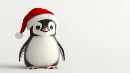 Fototapeta premium penguin christmas penguin