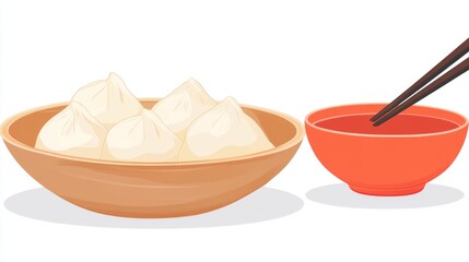 Indulge in crispy spring rolls served with a sweet and sour sauce and garnished with fresh parsley. Whether as an appetizer or snack, they offer a delightful texture and flavor combination.