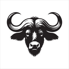 Buffalo Head Silhouette