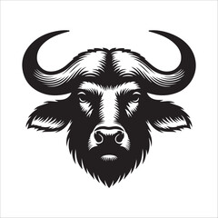 Buffalo Head Silhouette