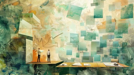 Diverse Group of People Collaborating on a Project