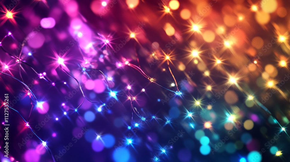 Poster iridescent diamond flare light with overlay effect on transparent bg. realistic vector illustration 