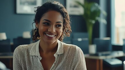 Two people enjoy a lively conversation in a stylish cafe filled with natural light. The atmosphere is inviting, creating a perfect setting for connection and laughter
